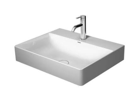 Duravit Durasquare 60 håndvask t/væg eller møbel - Wondergliss Duravit Durasquare 60 håndvask t/væg eller møbel - Wondergliss