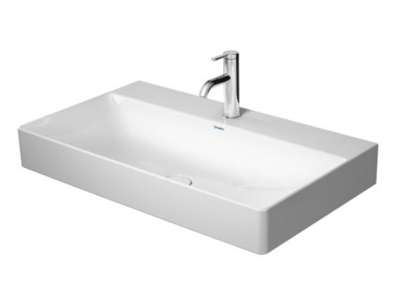 Duravit DuraSquare 80 håndvask t/væg eller møbel - Uden overløb - 1 hanehul - Wondergliss Duravit DuraSquare 80 håndvask t/væg eller møbel - Uden overløb - 1 hanehul - Wondergliss