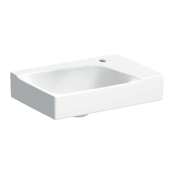 Geberit Xeno² 40 håndvask t/væg eller møbel - 1 hanehul til højre - Uden overløb - KeraTect Geberit Xeno² 40 håndvask t/væg eller møbel - 1 hanehul til højre - Uden overløb - KeraTect