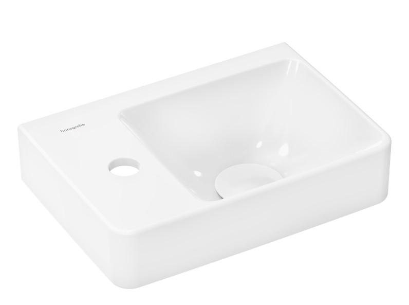 hansgrohe Xelu Q 36 mini håndvask t/væg - Hanehul til venstre - SmartClean hansgrohe Xelu Q 36 mini håndvask t/væg - Hanehul til venstre - SmartClean