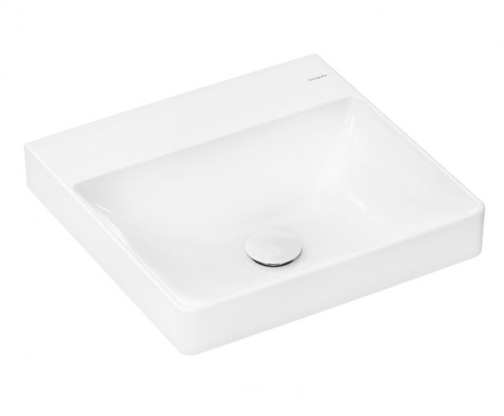 hansgrohe Xelu Q 50 håndvask t/væg - Uden overløb - Uden hanehul - SmartClean hansgrohe Xelu Q 50 håndvask t/væg - Uden overløb - Uden hanehul - SmartClean