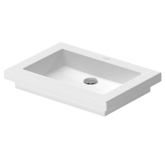 Duravit 2nd floor 58 håndvask t/nedfældning - Uden hanehul Duravit 2nd floor 58 håndvask t/nedfældning - Uden hanehul