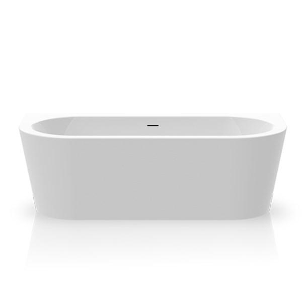 Strømberg Lago Back-To-Wall badekar - 1650 x 750 mm - Hvid Strømberg Lago Back-To-Wall badekar - 1650 x 750 mm - Hvid