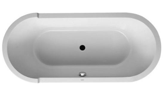Duravit Starck ovalt badekar t/indbygning - 180 x 80 - 2 ryglæn Duravit Starck ovalt badekar t/indbygning - 180 x 80 - 2 ryglæn