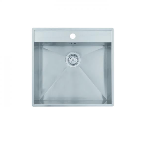 Eico Square B køkkenvask i rustfri stål til underlimning Eico Square B køkkenvask i rustfri stål til underlimning