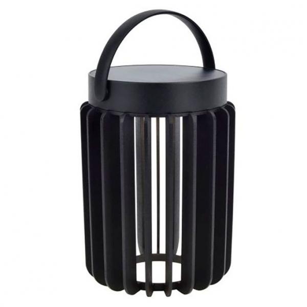 Lutec Solar Kozy bordlampe m/solceller - Mat sort Lutec Solar Kozy bordlampe m/solceller - Mat sort