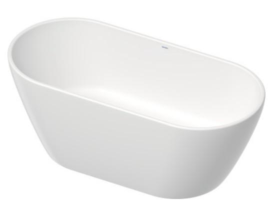 Duravit D-Neo fritstående badekar 1600 x 750 mm - Mat hvid Duravit D-Neo fritstående badekar 1600 x 750 mm - Mat hvid