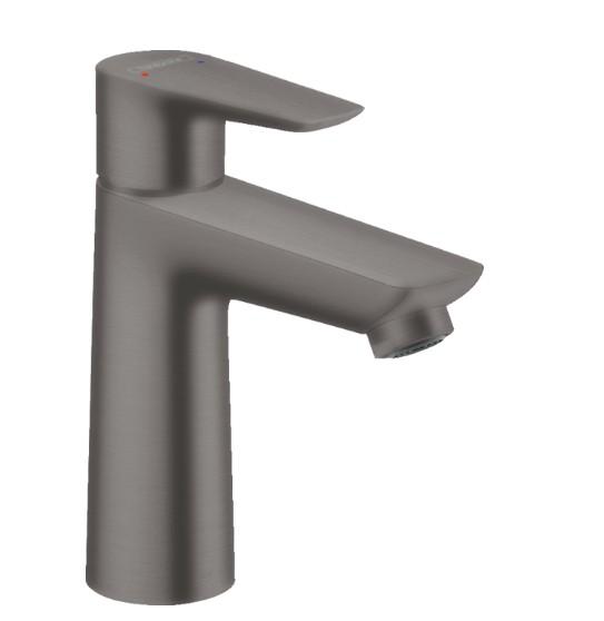 Hansgrohe Talis E 110 håndvaskarmatur u/bundventil - Børstet sort krom Hansgrohe Talis E 110 håndvaskarmatur u/bundventil - Børstet sort krom