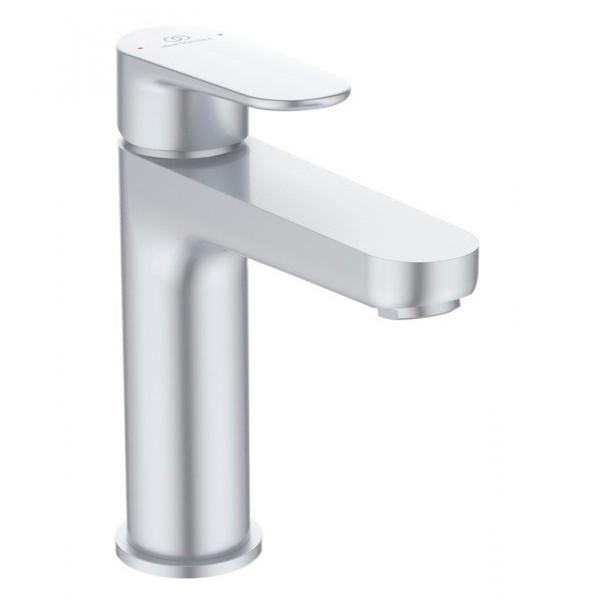 Ideal Standard Cerafine O håndvaskarmatur m/pushopen bundventil - Silver Ideal Standard Cerafine O håndvaskarmatur m/pushopen bundventil - Silver