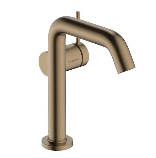 hansgrohe Tecturis S Fine håndvaskarmatur 150 m/CoolStart, EcoSmart+ u/bundventil - Børstet bronze hansgrohe Tecturis S Fine håndvaskarmatur 150 m/CoolStart, EcoSmart+ u/bundventil - Børstet bronze