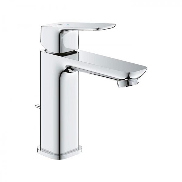 Grohe Cubeo M håndvaskarmatur m/koldstart og løft-op bundventil - Krom Grohe Cubeo M håndvaskarmatur m/koldstart og løft-op bundventil - Krom
