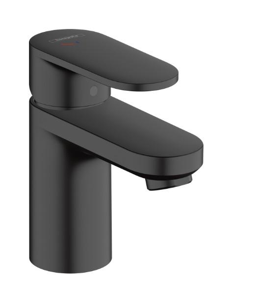 hansgrohe Vernis Blend 70 håndvaskarmatur m/CoolStart og løft-op bundventil - Mat sort