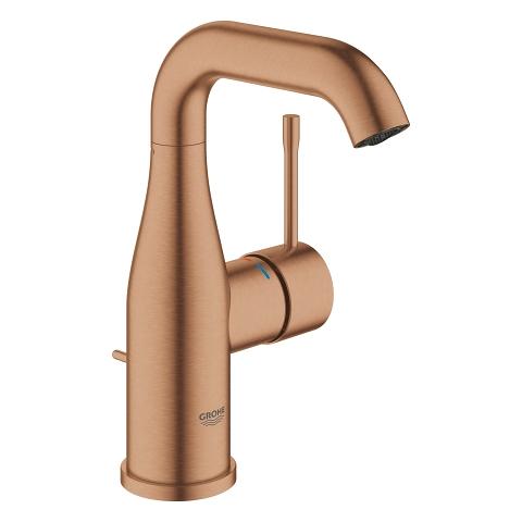 Grohe Essence New M håndvaskarmatur m/bundventil - Børstet warm sunset Grohe Essence New M håndvaskarmatur m/bundventil - Børstet warm sunset