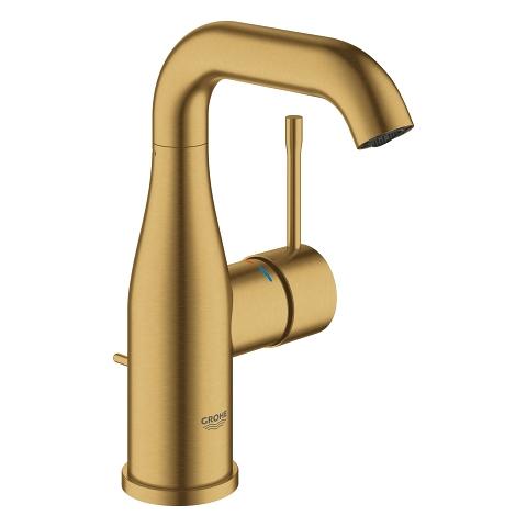 Grohe Essence New M håndvaskarmatur m/bundventil - Børstet cool sunrise Grohe Essence New M håndvaskarmatur m/bundventil - Børstet cool sunrise