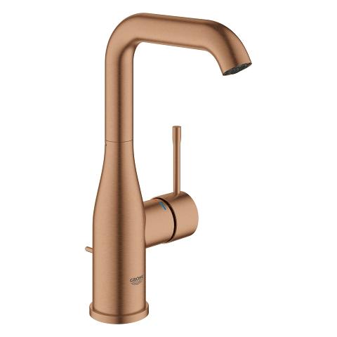 Grohe Essence New L håndvaskarmatur m/bundventil og svingtud - Børstet warm sunset Grohe Essence New L håndvaskarmatur m/bundventil og svingtud - Børstet warm sunset