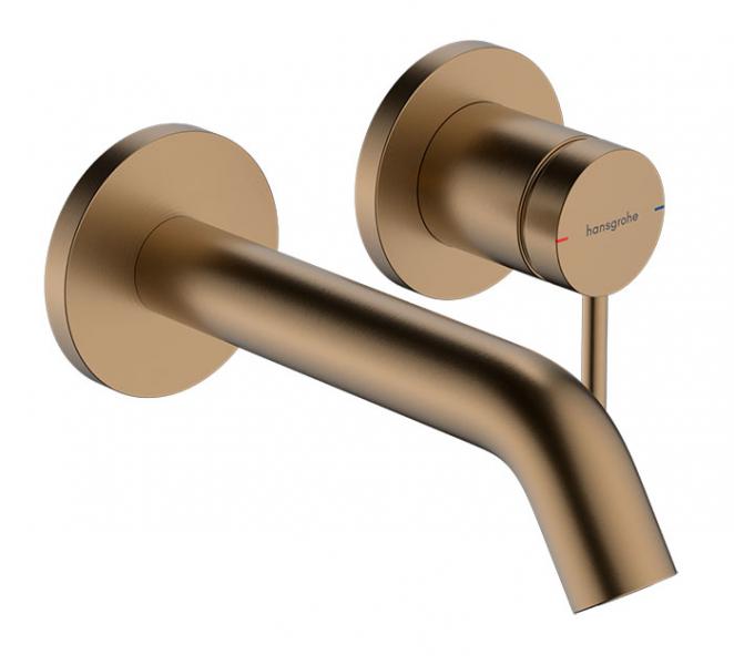 hansgrohe Tecturis S håndvaskarmatur t/indbygning m/EcoSmart+ - 165 - Børstet bronze hansgrohe Tecturis S håndvaskarmatur t/indbygning m/EcoSmart+ - 165 - Børstet bronze