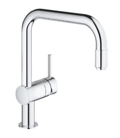 Grohe Minta køkkenarmatur m/udtræk og U-tud - Krom Grohe Minta køkkenarmatur m/udtræk og U-tud - Krom