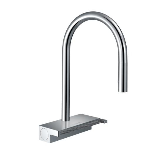 hansgrohe Aquno Select M81 køkkenarmatur U-tud m/udtræk og brus - Krom