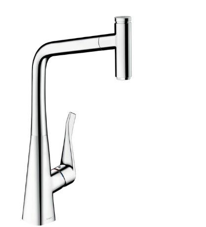 Hansgrohe Metris Select 320 køkkenarmatur m/udtræk - Krom Hansgrohe Metris Select 320 køkkenarmatur m/udtræk - Krom