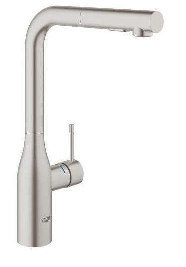 Grohe Essence New køkkenarmatur m/udtræk - Supersteel Grohe Essence New køkkenarmatur m/udtræk - Supersteel