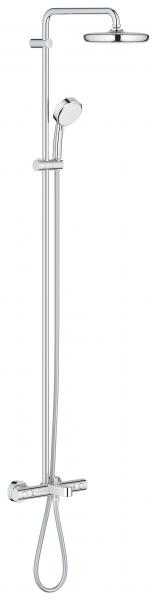 Grohe Tempesta Cosmopolitan 210 brusesystem til kar m/ termostat Grohe Tempesta Cosmopolitan 210 brusesystem til kar m/ termostat