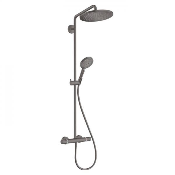 hansgrohe Croma Select S 280 komplet brusesystem Eco - Børstet sort krom