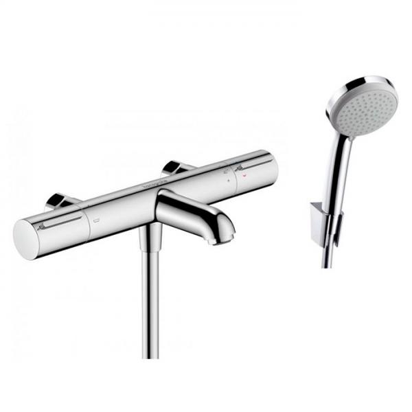 Hansgrohe Ecostat Element brusetermostat til badekar inkl håndbrusersæt - Krom Hansgrohe Ecostat Element brusetermostat til badekar inkl håndbrusersæt - Krom