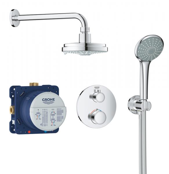 Grohe Rainshower 160 komplet brusesystem til indbygning Grohe Rainshower 160 komplet brusesystem til indbygning