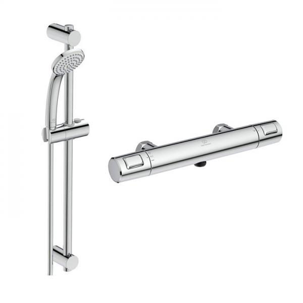 Ideal Standard T25 S1 komplet brusesystem - Krom Ideal Standard T25 S1 komplet brusesystem - Krom