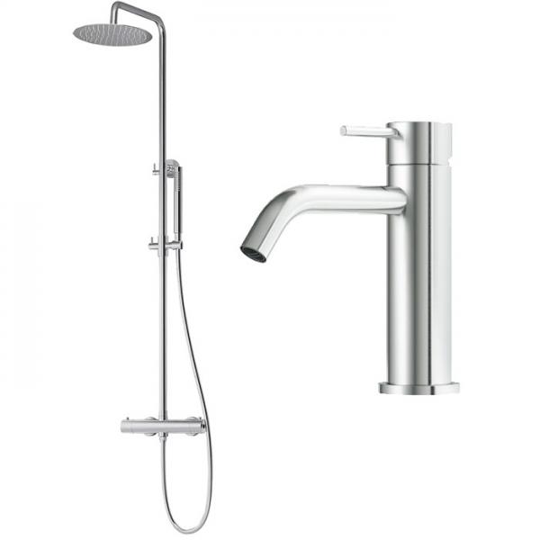 Lavabo Argo & Mira RS komplet pakke til badeværelset - Rustfrit stål Lavabo Argo & Mira RS komplet pakke til badeværelset - Rustfrit stål