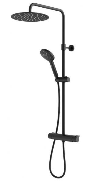 Gustavsberg Estetic round brusesystem - Mat sort Gustavsberg Estetic round brusesystem - Mat sort