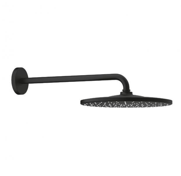 Grohe Rainshower Mono 310 hovedbruser t/væg - Mat sort Grohe Rainshower Mono 310 hovedbruser t/væg - Mat sort