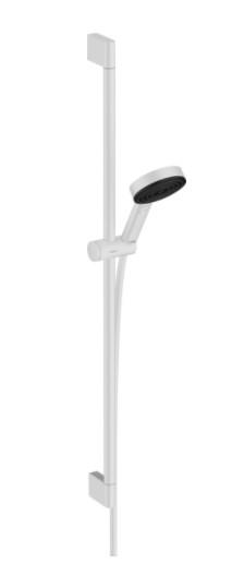 hansgrohe Pulsify Select S 105 Relaxation brusesæt m/EcoSmart 3jet - 90 cm - Mat hvid