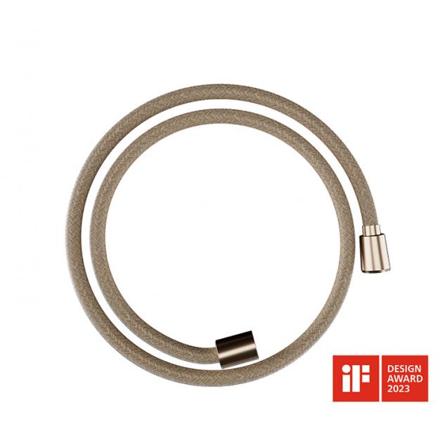hansgrohe Designflex bruseslange i tekstil 1250 mm - Børstet bronze pvd hansgrohe Designflex bruseslange i tekstil 1250 mm - Børstet bronze pvd