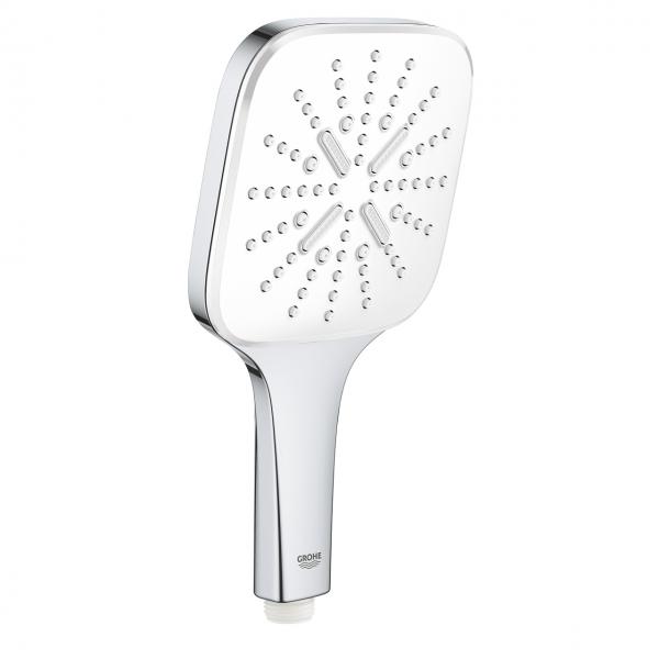 Grohe Rainshower Smartactive 130 Cube håndbruser - Krom/hvid Grohe Rainshower Smartactive 130 Cube håndbruser - Krom/hvid