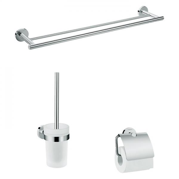 hansgrohe Logis Universal 3-i-1 tilbehørssæt - Krom hansgrohe Logis Universal 3-i-1 tilbehørssæt - Krom