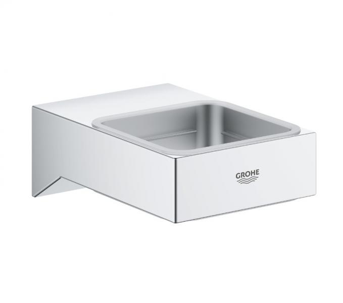 Grohe Selection Cube holder til sæbedispenser, sæbeskål og glas Grohe Selection Cube holder til sæbedispenser, sæbeskål og glas