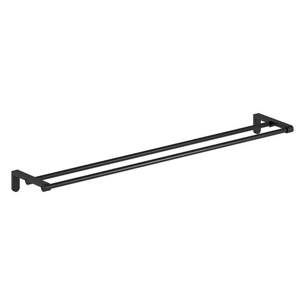 Damixa Zen dobbelt håndklædestang 800 mm - Mat sort Damixa Zen dobbelt håndklædestang 800 mm - Mat sort