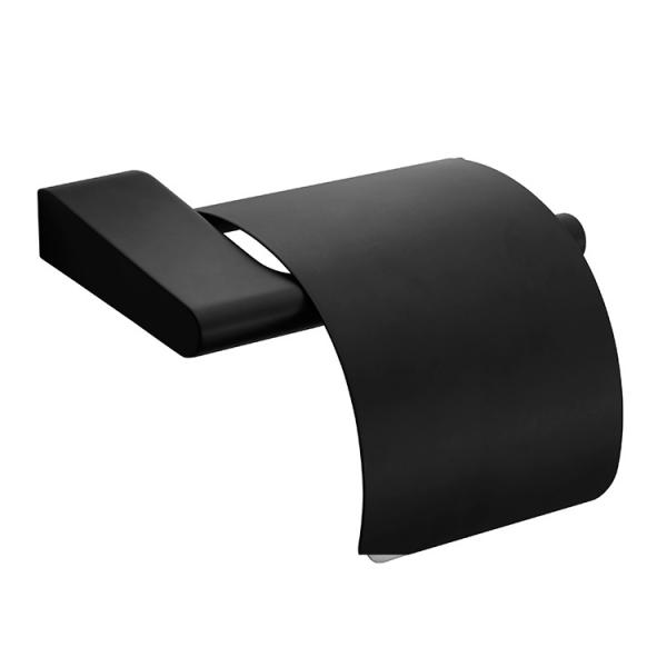 Pressalit Style toiletpapirholder m/frontplade - Mat sort Pressalit Style toiletpapirholder m/frontplade - Mat sort
