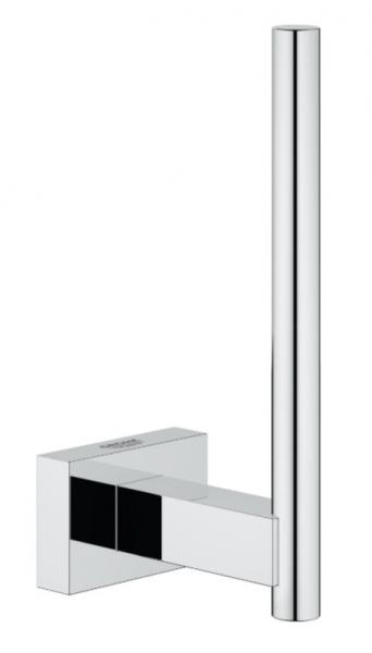 Grohe Essentials Cube reservepapirholder - Krom Grohe Essentials Cube reservepapirholder - Krom