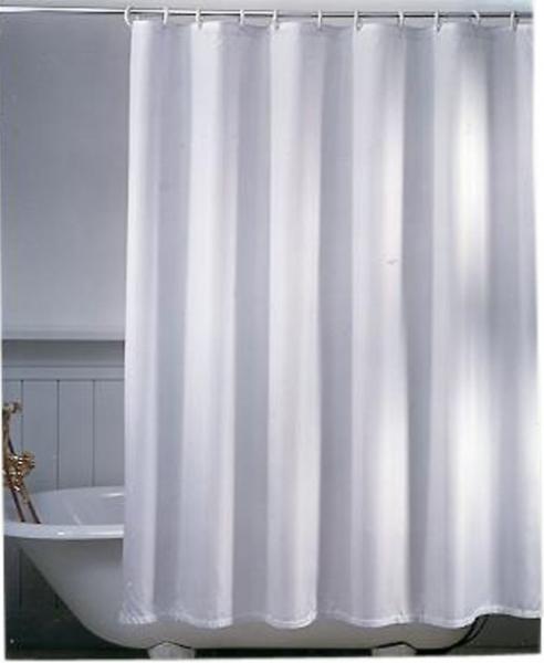 Badeforhæng Unicolor 120 x 200 cm - Hvid Badeforhæng Unicolor 120 x 200 cm - Hvid