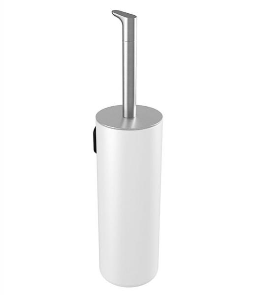 Pressalit Style toiletbørste t/væg eller gulv - Børstet stål/hvid Pressalit Style toiletbørste t/væg eller gulv - Børstet stål/hvid