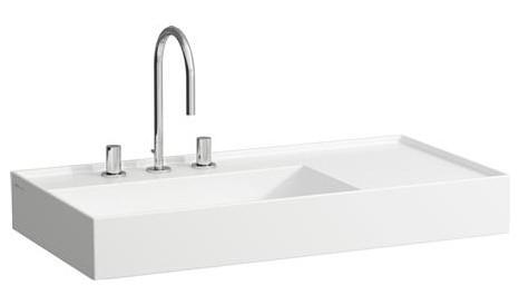 Kartell by Laufen 90 møbelvask - 1 hanehul - Uden overløb Kartell by Laufen 90 møbelvask - 1 hanehul - Uden overløb