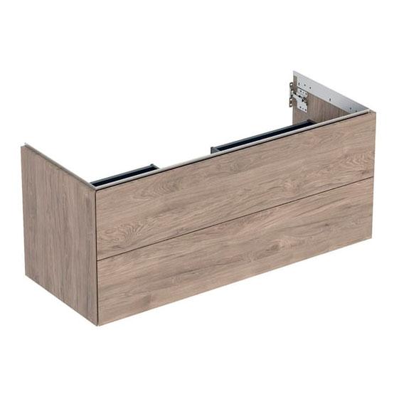 Geberit One 120 vaskeskab m/skuffer - Nøddetræ Geberit One 120 vaskeskab m/skuffer - Nøddetræ