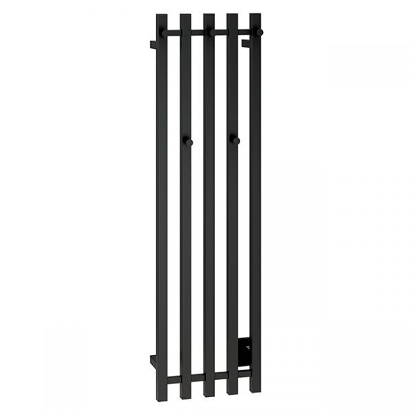 Dansani Luna Kvika håndklædetørrer m/timer - 33x120 cm - Mat sort Dansani Luna Kvika håndklædetørrer m/timer - 33x120 cm - Mat sort