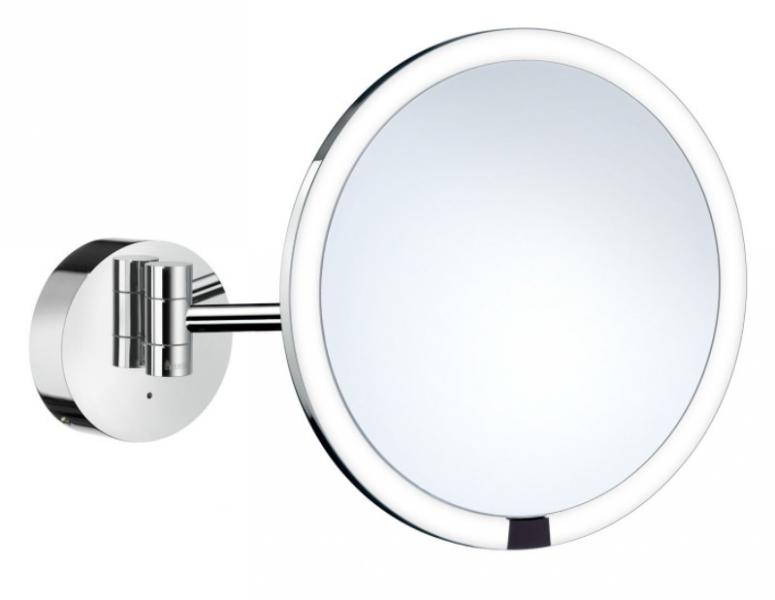 Smedbo Outline kosmetikspejl til væg m/LED lys, sensor og 7 x forstørrelse - Krom Smedbo Outline kosmetikspejl til væg m/LED lys, sensor og 7 x forstørrelse - Krom