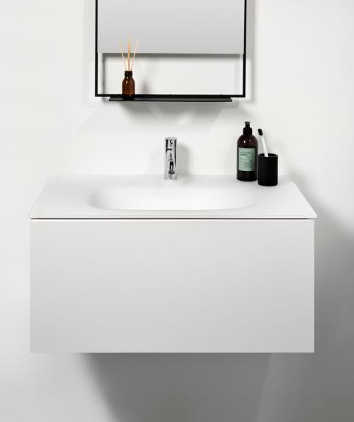 Bath 101 møbelvask i glas - Mat hvid Bath 101 møbelvask i glas - Mat hvid