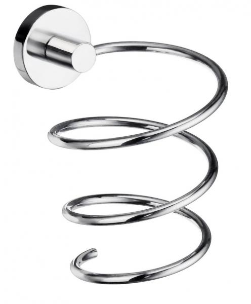 Smedbo Home holder til hårtørrer - Spiral - Krom Smedbo Home holder til hårtørrer - Spiral - Krom