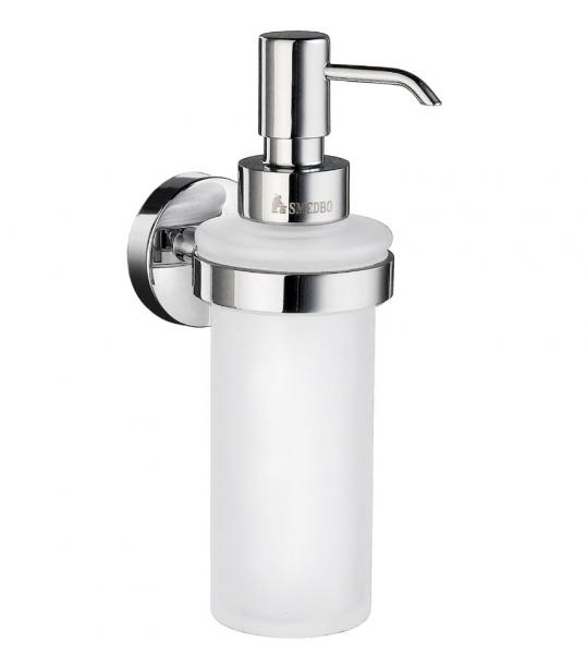 Smedbo Home sæbedispenser - Krom/mat glas Smedbo Home sæbedispenser - Krom/mat glas