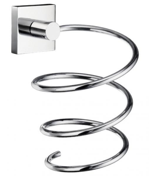 Smedbo House holder til føntørrer og glattejern - Spiral - Krom Smedbo House holder til føntørrer og glattejern - Spiral - Krom